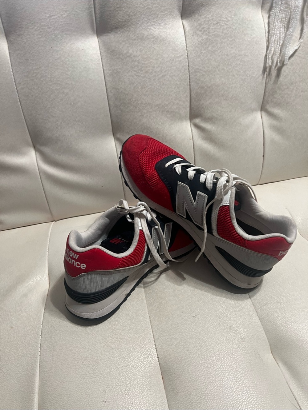 New Balance Red, Navy & White Retro Runner